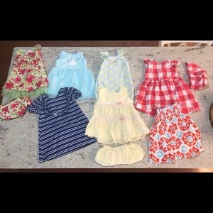 12 month girl dress lot